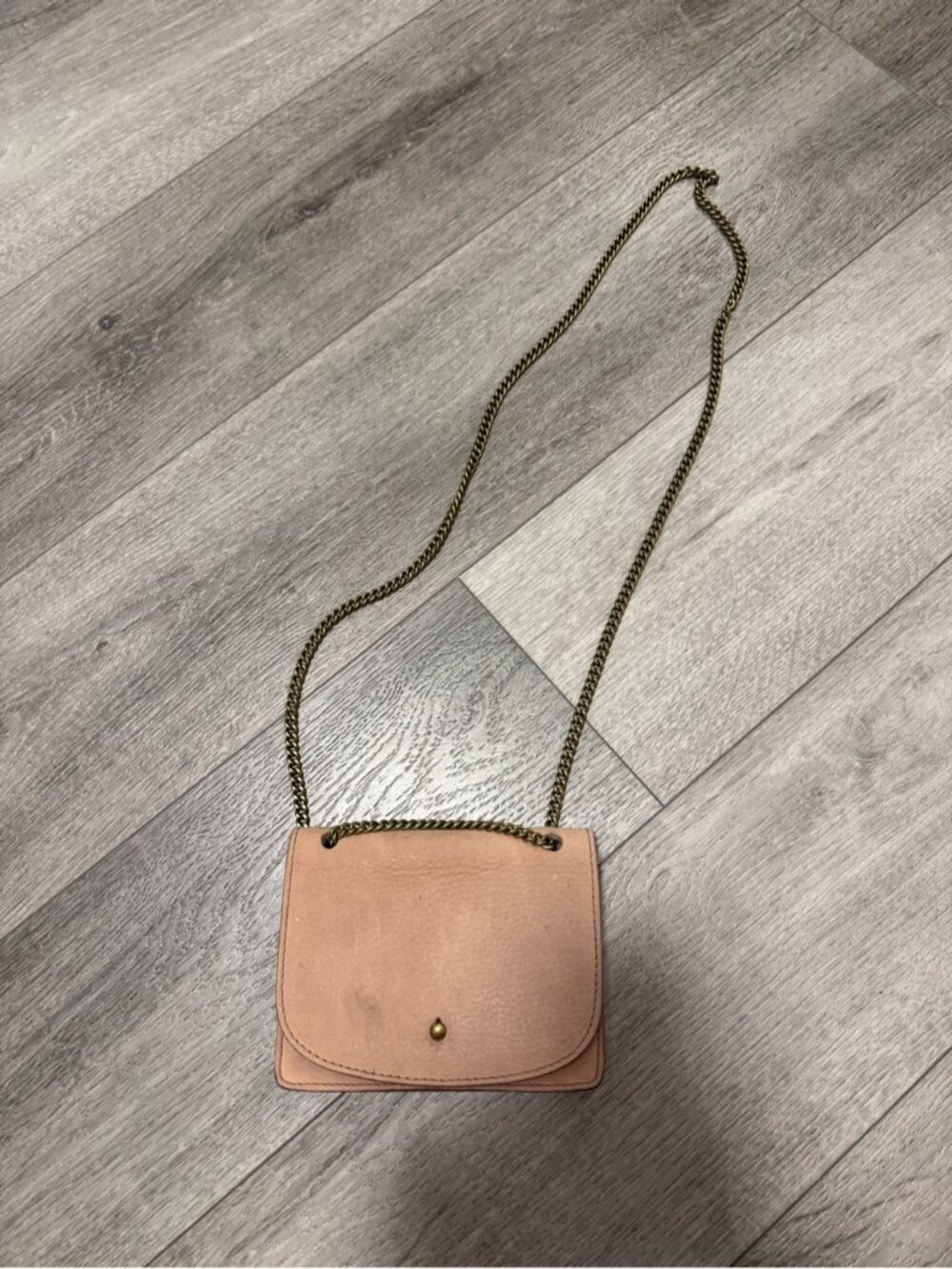 Madewell The Chain Leather Crossbody Bag
